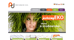 Desktop Screenshot of profi-druk.pl