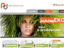 Tablet Screenshot of profi-druk.pl
